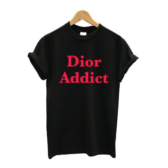 Dior Addict T Shirt in Black SuperficialTech